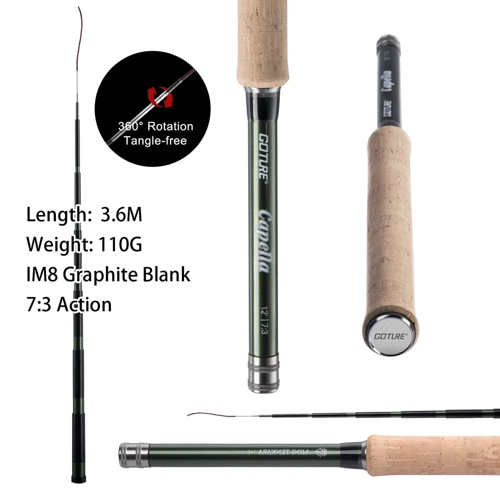 Goture 12FT Klasik Tenkara Sin - Fishing Rod Carbon Fiber incelemesi ve fiyatı